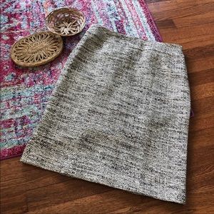 Lafayette 148 tan and brown tweed pencil skirt